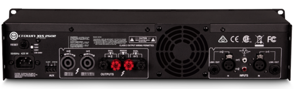 XLS2502 2CH POWER AMPLIFIER 775W @ 4 OHM WITH DSP